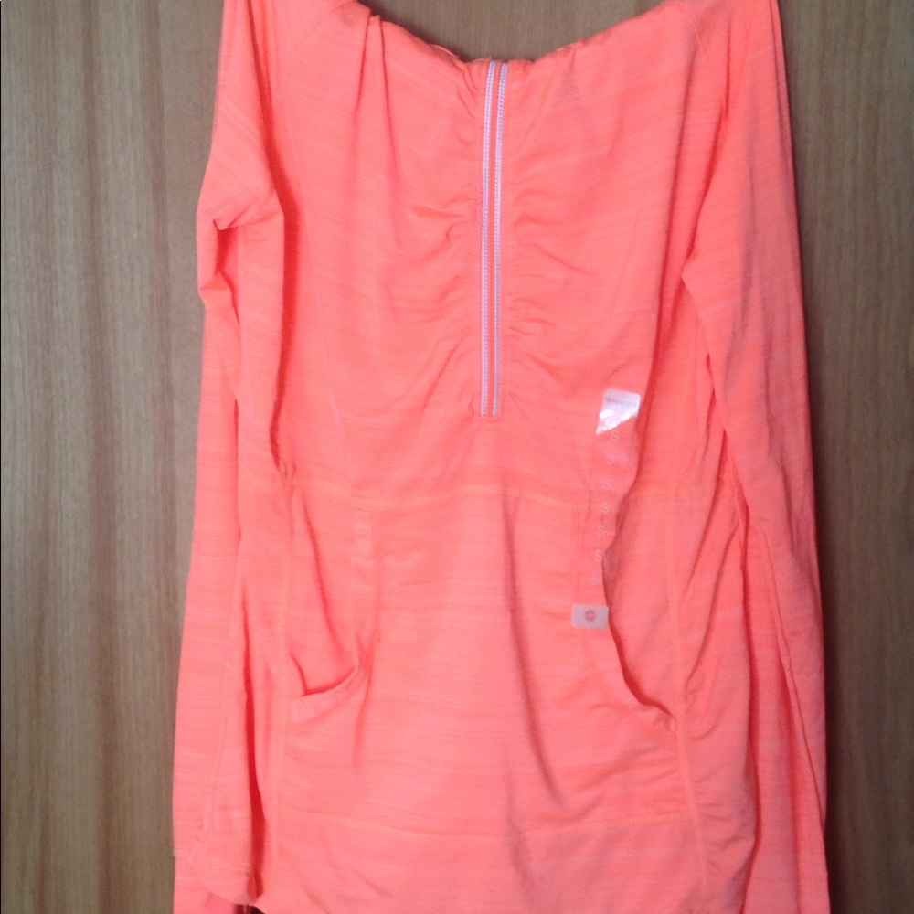 Tangerine running hoody